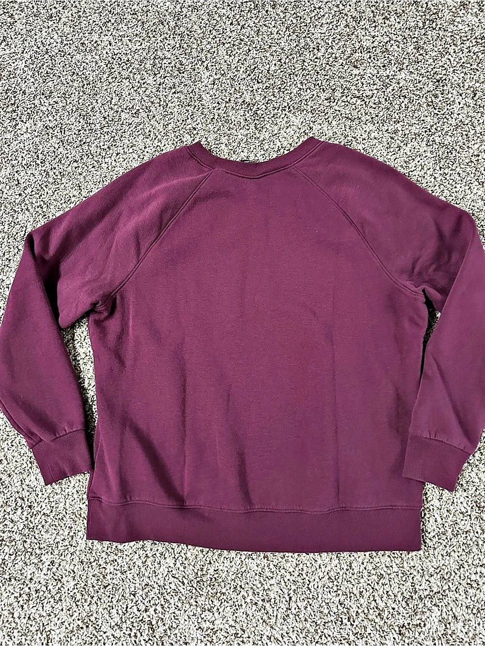 Athletic Works Large Purple Sweatshirt Like New